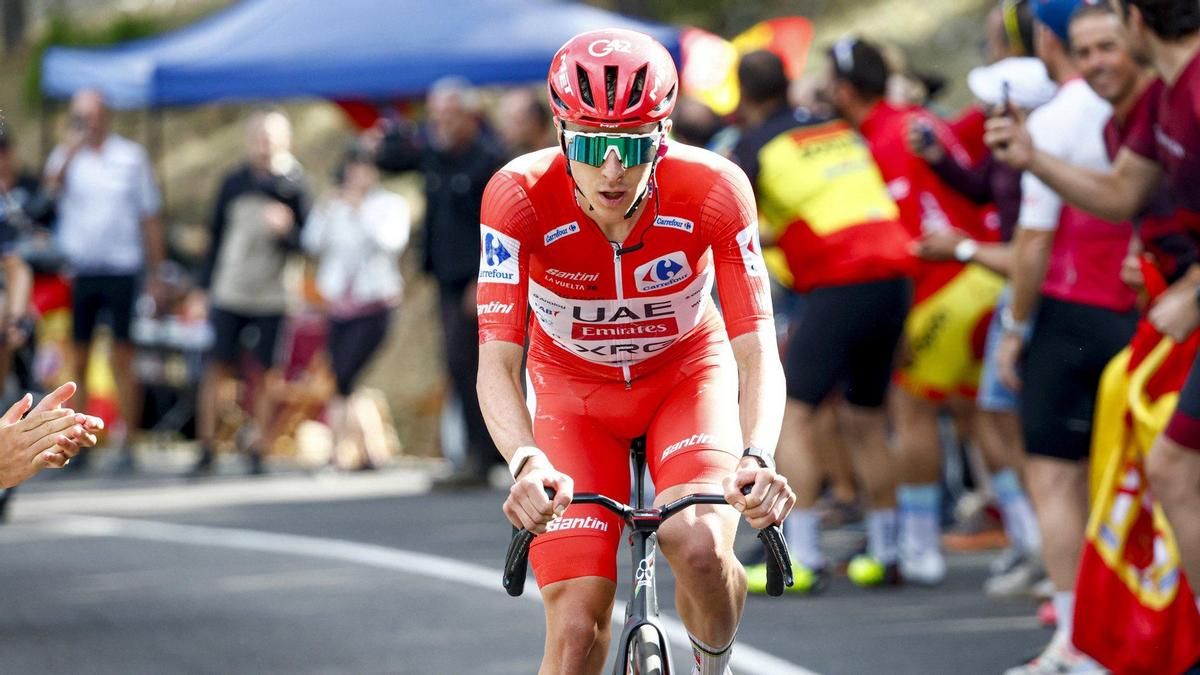 Pogačar, durante La Vuelta