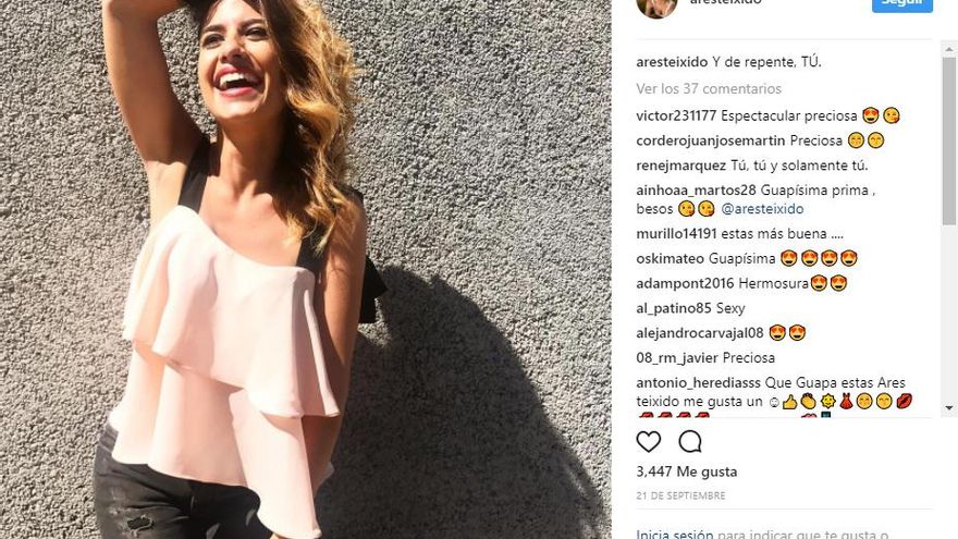 Instagram de Ares Teixidó