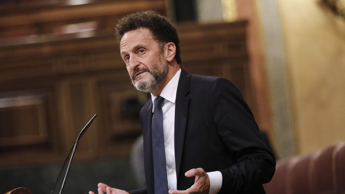 El portavoz adjunto de Ciudadanos en el Congreso de los Diputados, Edmundo Bal, interviniendo desde la tribuna en una sesión plenaria en la Cámara Baja.