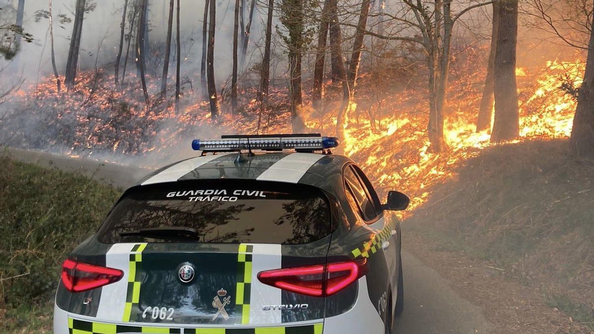 Incendio en Las Hurdes