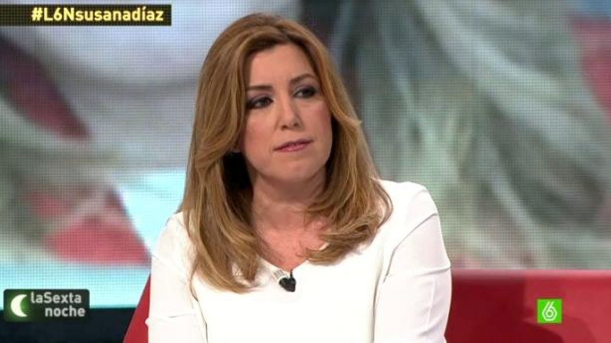 La presidenta de la Junta, durante su entrevista este sábado en La Sexta