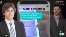 Los mensajes de Puigdemont a Toni Comín: "Esto se ha terminado. Nos han sacrificado los nuestros"