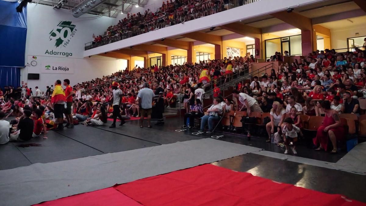 Pantalla grande para la Final del Mundial en el Palacio de los Deportes
