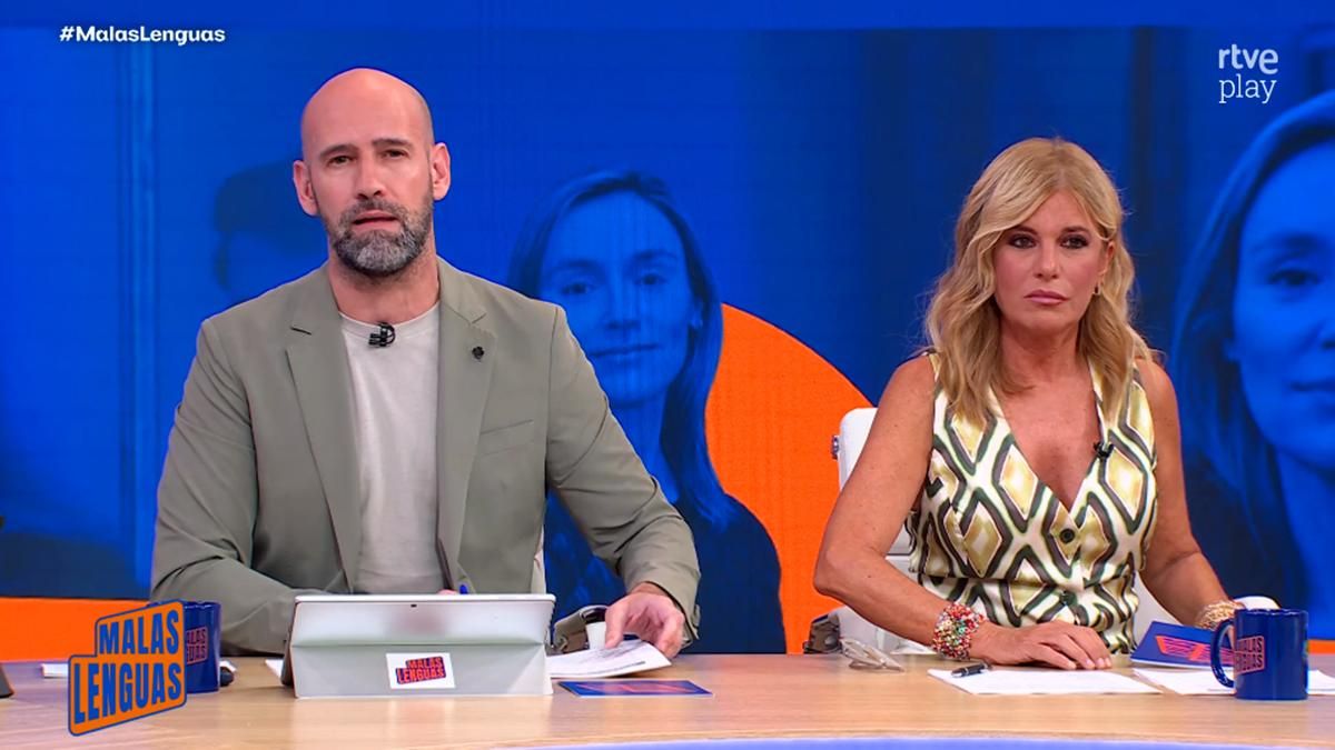 Gonzalo Miró y Esther Palomera, en una entrega de 'Malas lenguas'