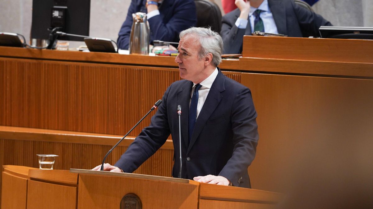 El presidente del Gobierno de Aragón, Jorge Azcón.
