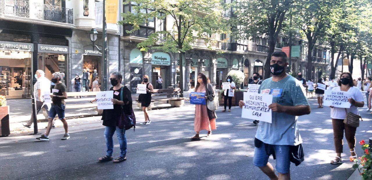 La huelga educativa en Euskadi, en imágenes