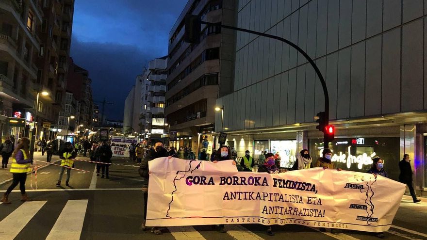 La manifestación de Vitoria