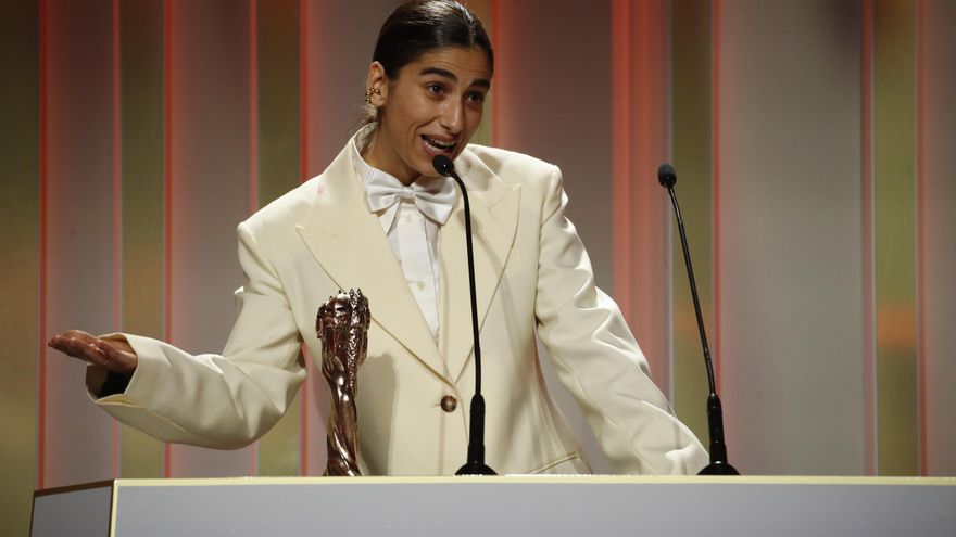 La actriz extremeña Carolina Yuste ganó el premio Gaudí de cine a mejor protagonista femenina