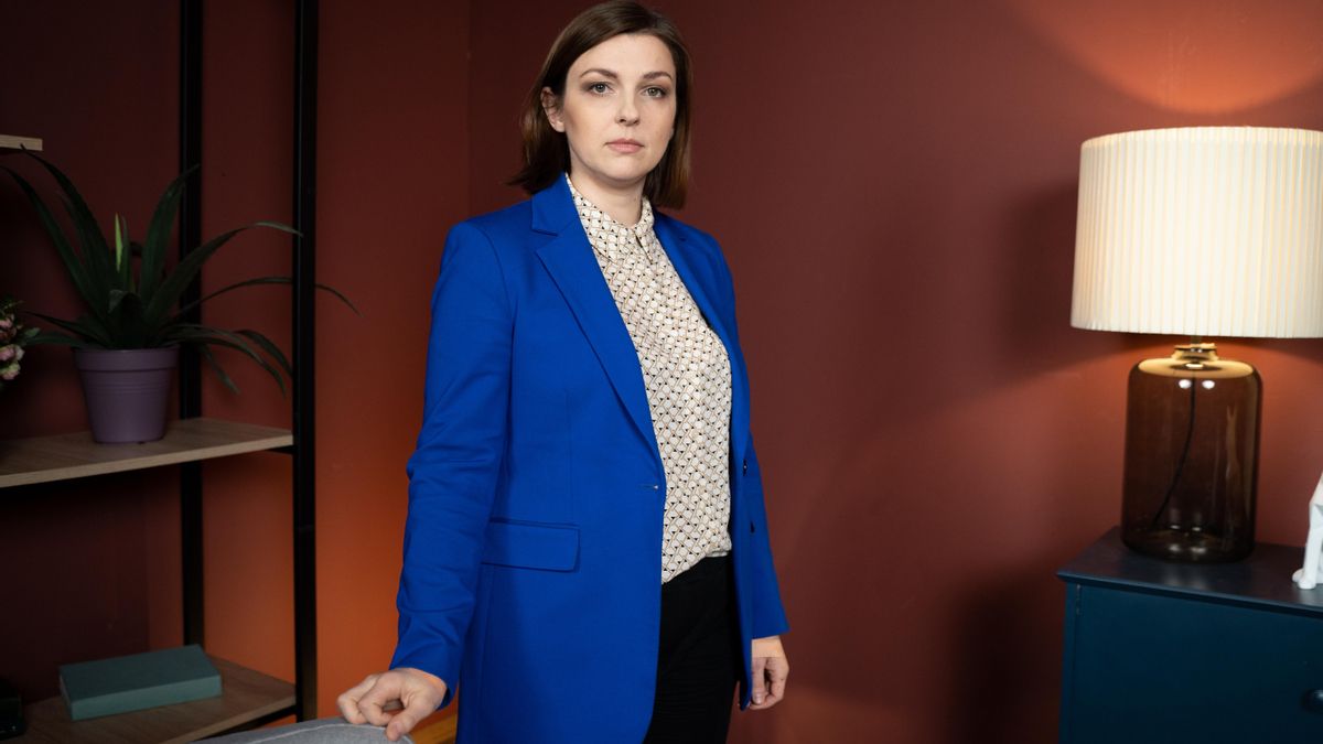 La activista anticorrupción Olena Halushka.