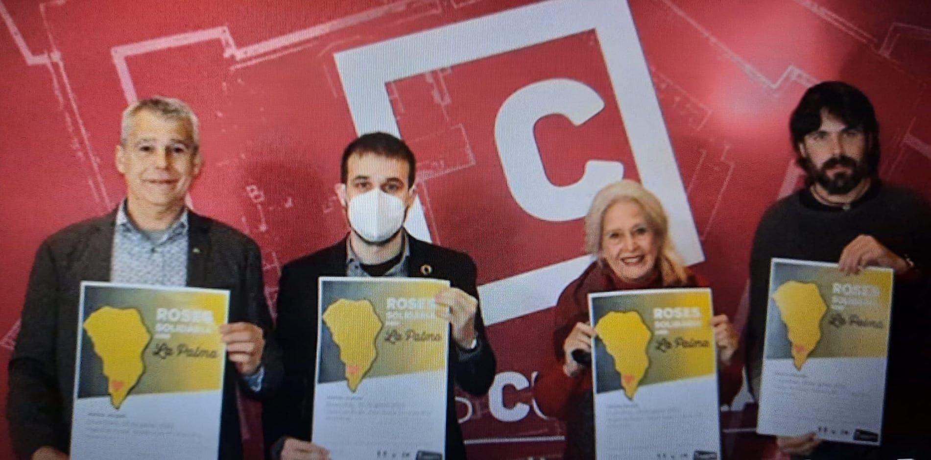 Carmen Vilà en la presentación del concierto en Roses.