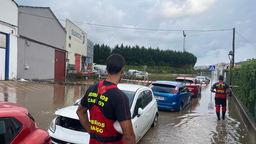 Intervención de los Bomberos de Camargo.