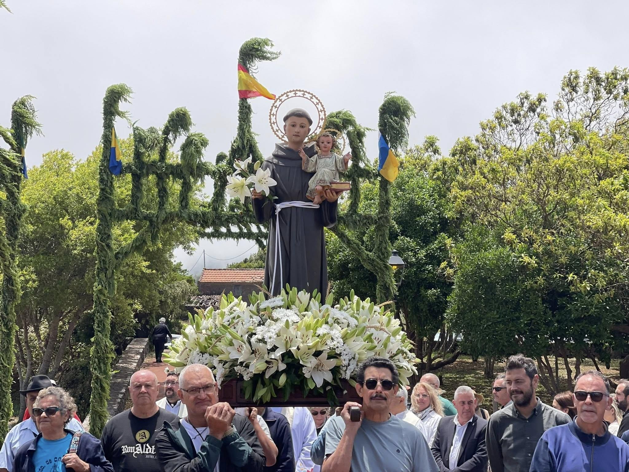 Procesión de San Antonio del Monte este sábado.