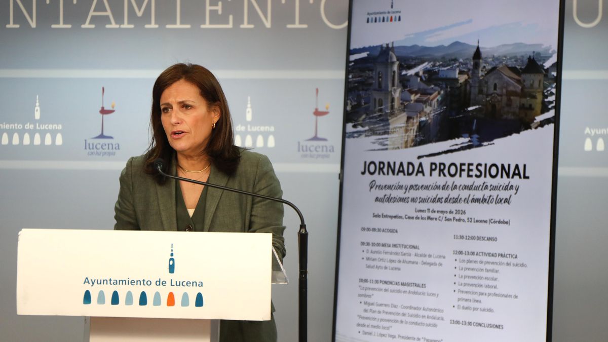 Miriam Ortiz informa de actuaciones de la Mesa del Suicidio (archivo)