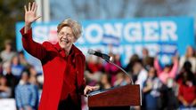 La candidata a las presidenciales de 2020, Elizabeth Warren.