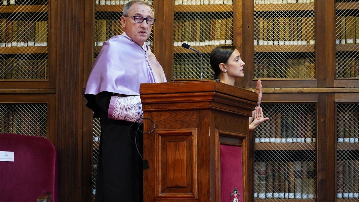 El catedrático de Psicología Evolutiva y de la Educación de la Universidad de Oviedo, José Carlos Nuñez, durante la lección inaugural.