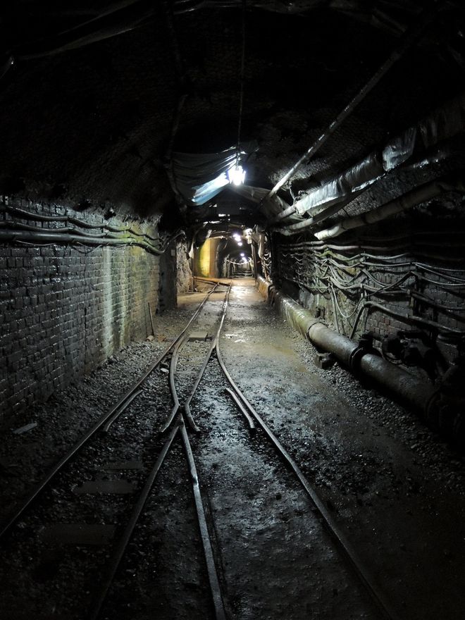 Túnel en la Mina de Rammelsberg.