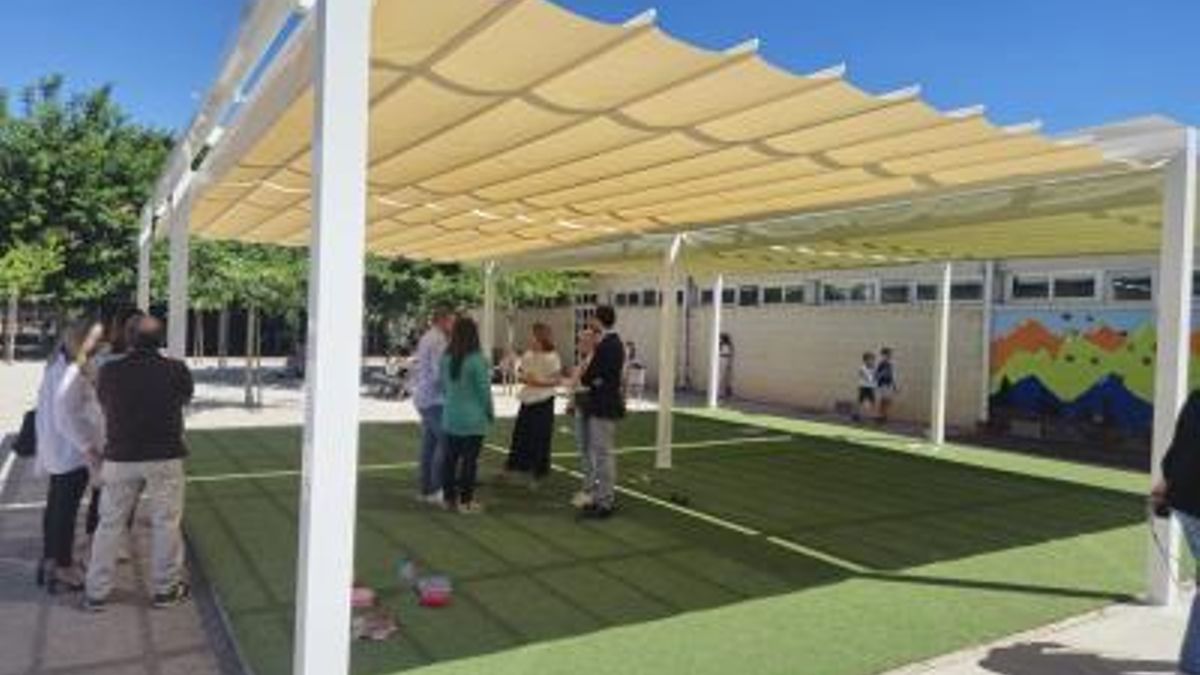 Archivo | Colocación de sombraje en CEIP de Murcia