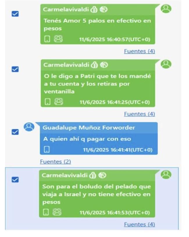 "El boludo del pelado", en referencia a Spagnuolo.