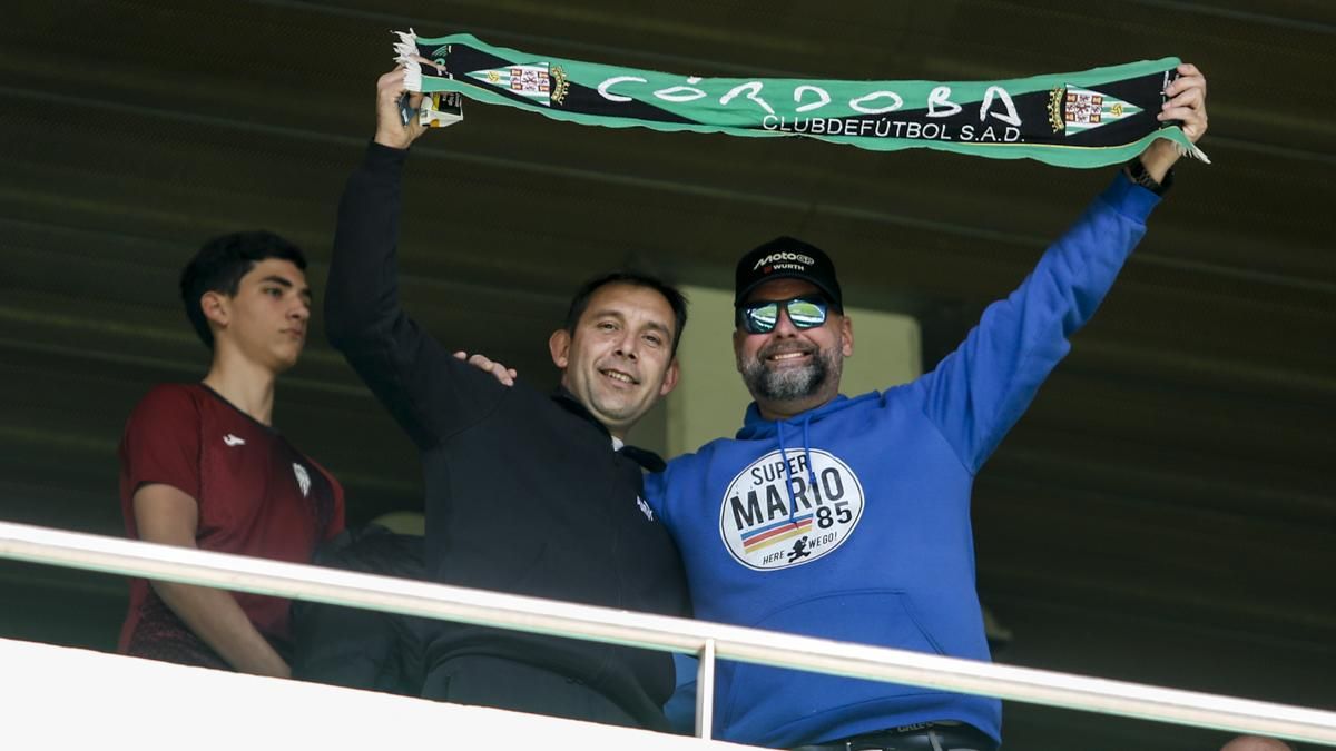 Grada Blanquiverde del Córdoba CF - SD Eibar