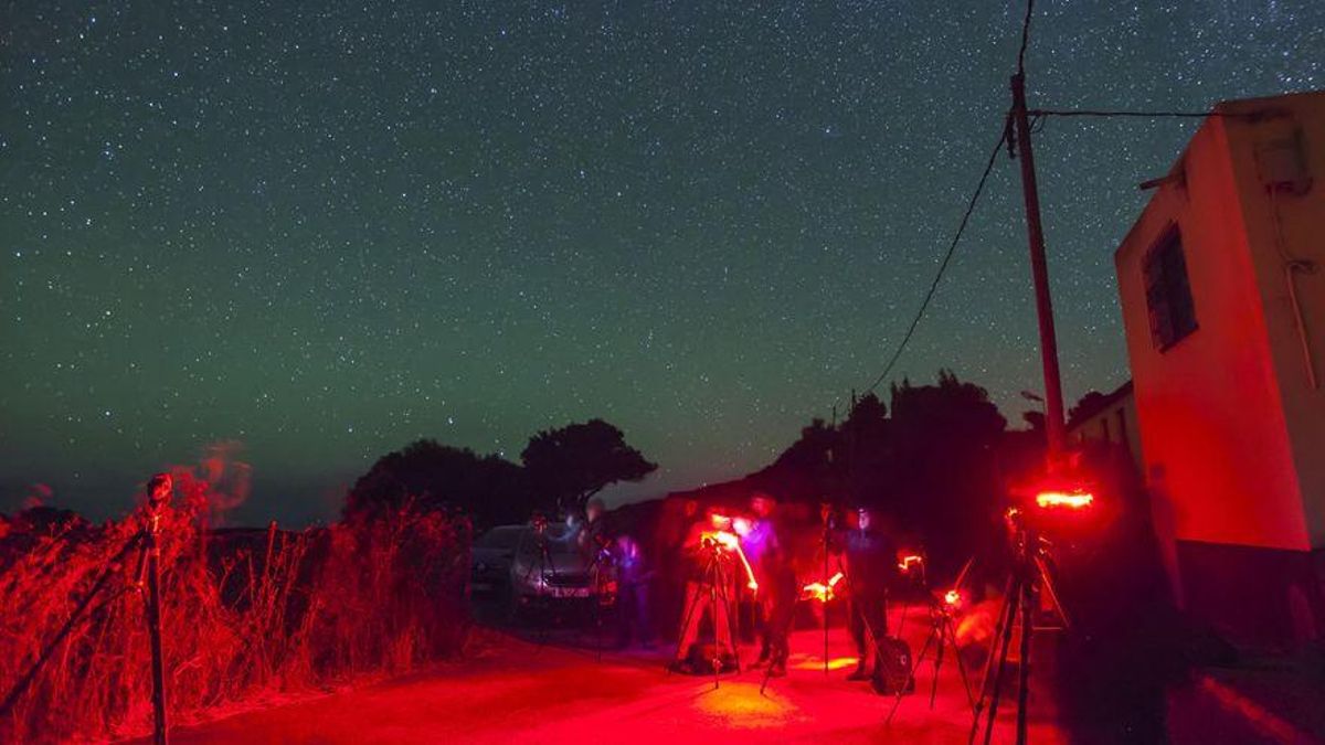 Imagen de archivo de un taller de Fotonature sobre astrofografía. Foto: Antonio González (Cielos-LaPalma.com / Fotonature).