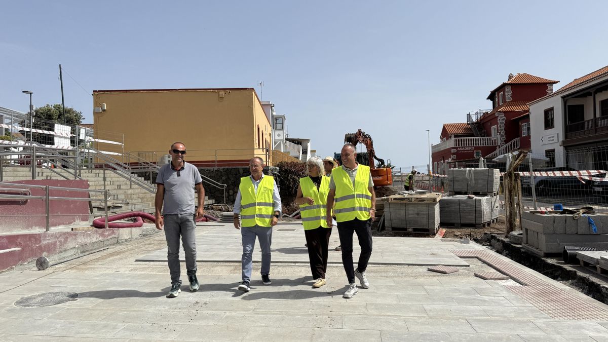 El Plan Insular de Desarrollo Local mejora el centro urbano de Puntallana