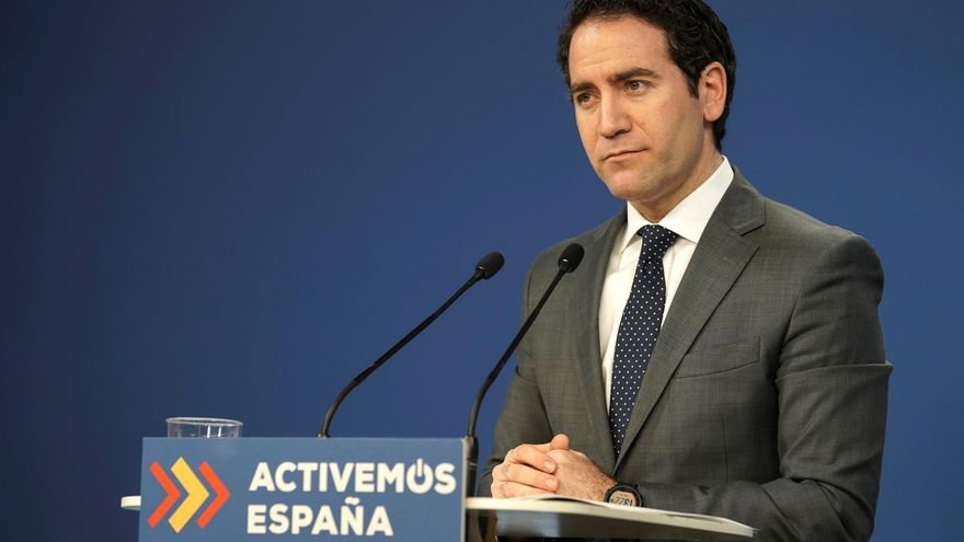 El secretario general del PP, Teodoro García Egea. EFE/ Tarek/Archivo