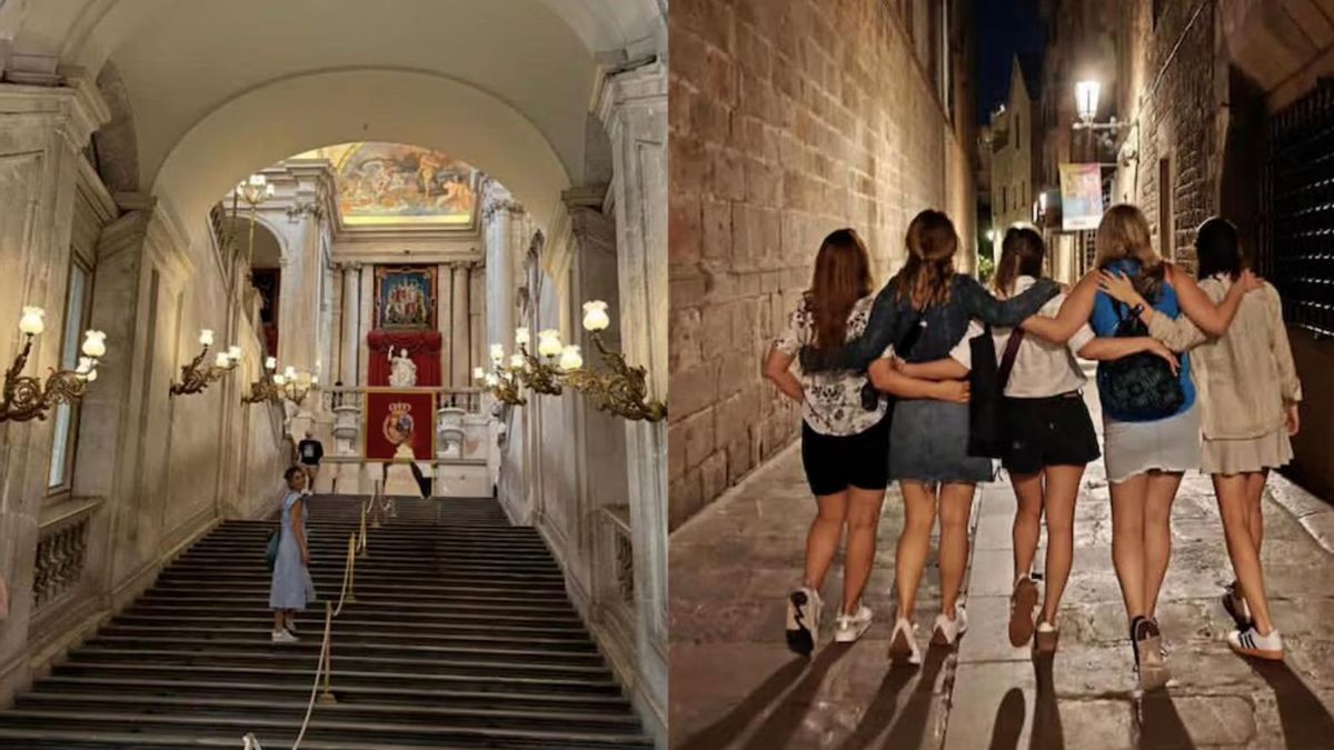 Se conocieron imágenes del viaje de la esposa de Adorni con mamis del colegio