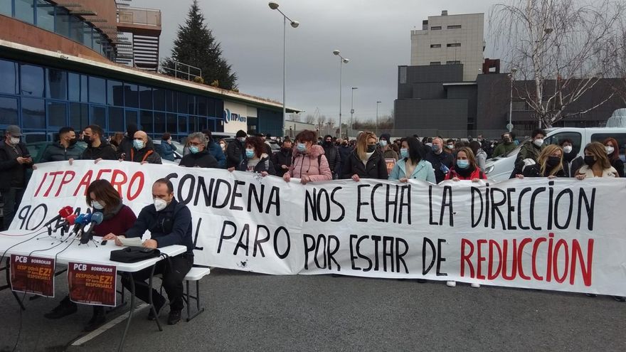 La Ertzaintza abre una investigación interna por su actuación durante la protesta de trabajadores de PCB, en la que un sindicalista ha resultado herido