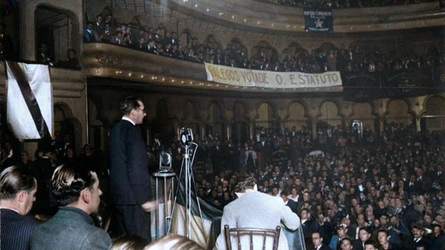 Una fonopostal de Castelao: el Consello da Cultura recupera el único registro sonoro conocido de la voz del galleguista