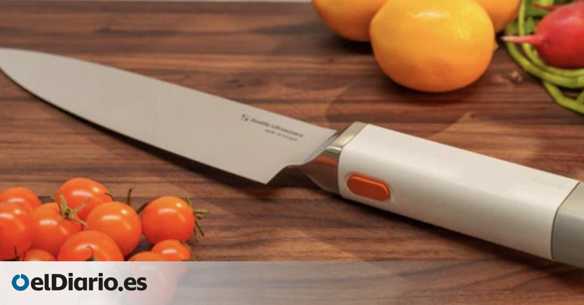 Así funciona el cuchillo ultrasónico que corta como mantequilla gracias a 40.000 vibraciones por segundo