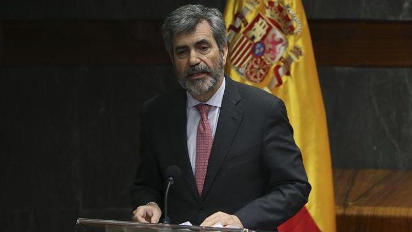 Carlos Lesmes, presidente  del Tribunal Supremo del  Consejo General del Poder Judicial (CGPJ).