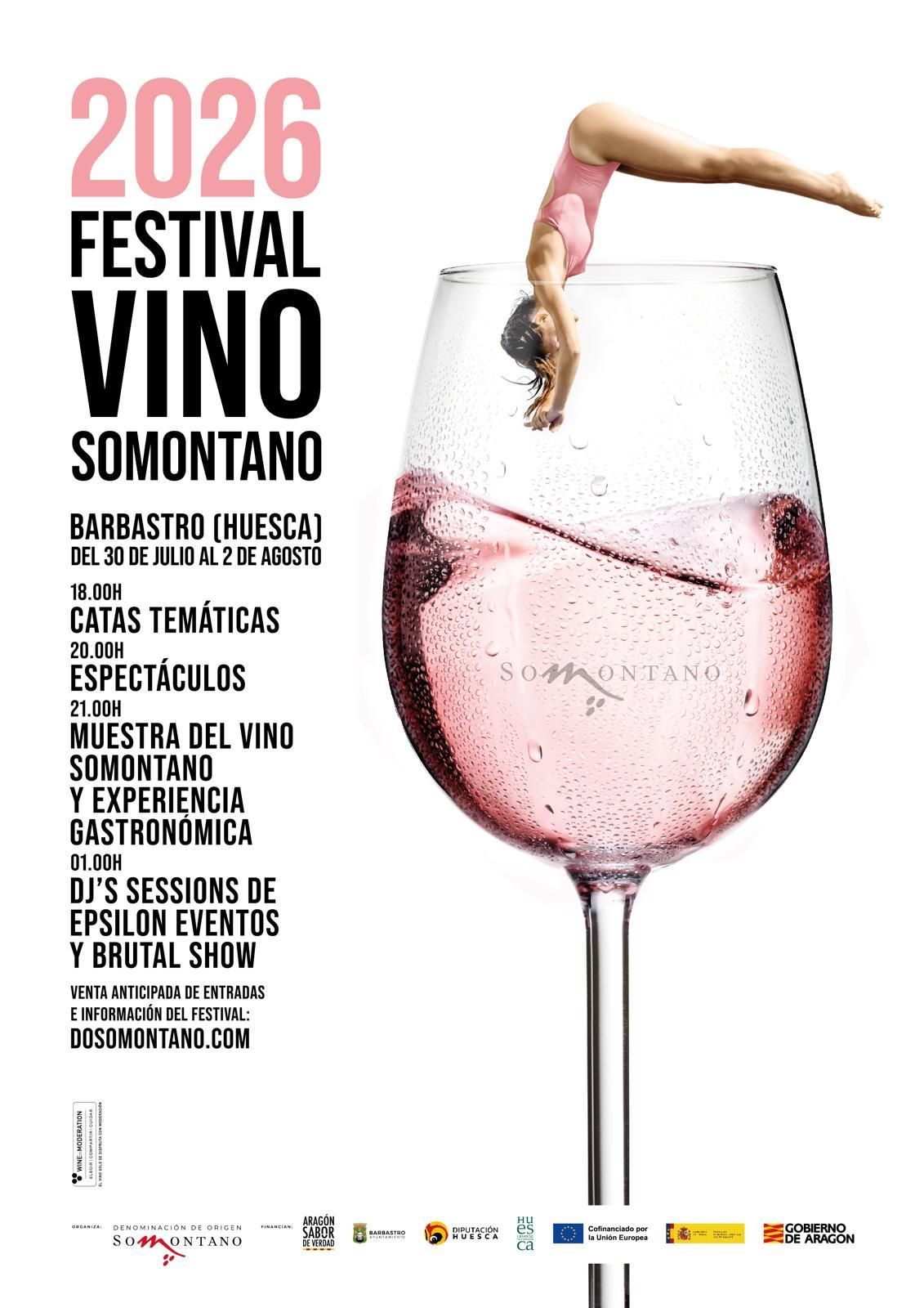 Cartel del Festival Vino Somontano