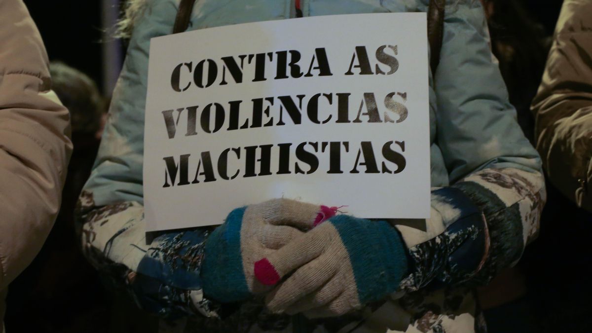 Concentració contra les violències masclistes.