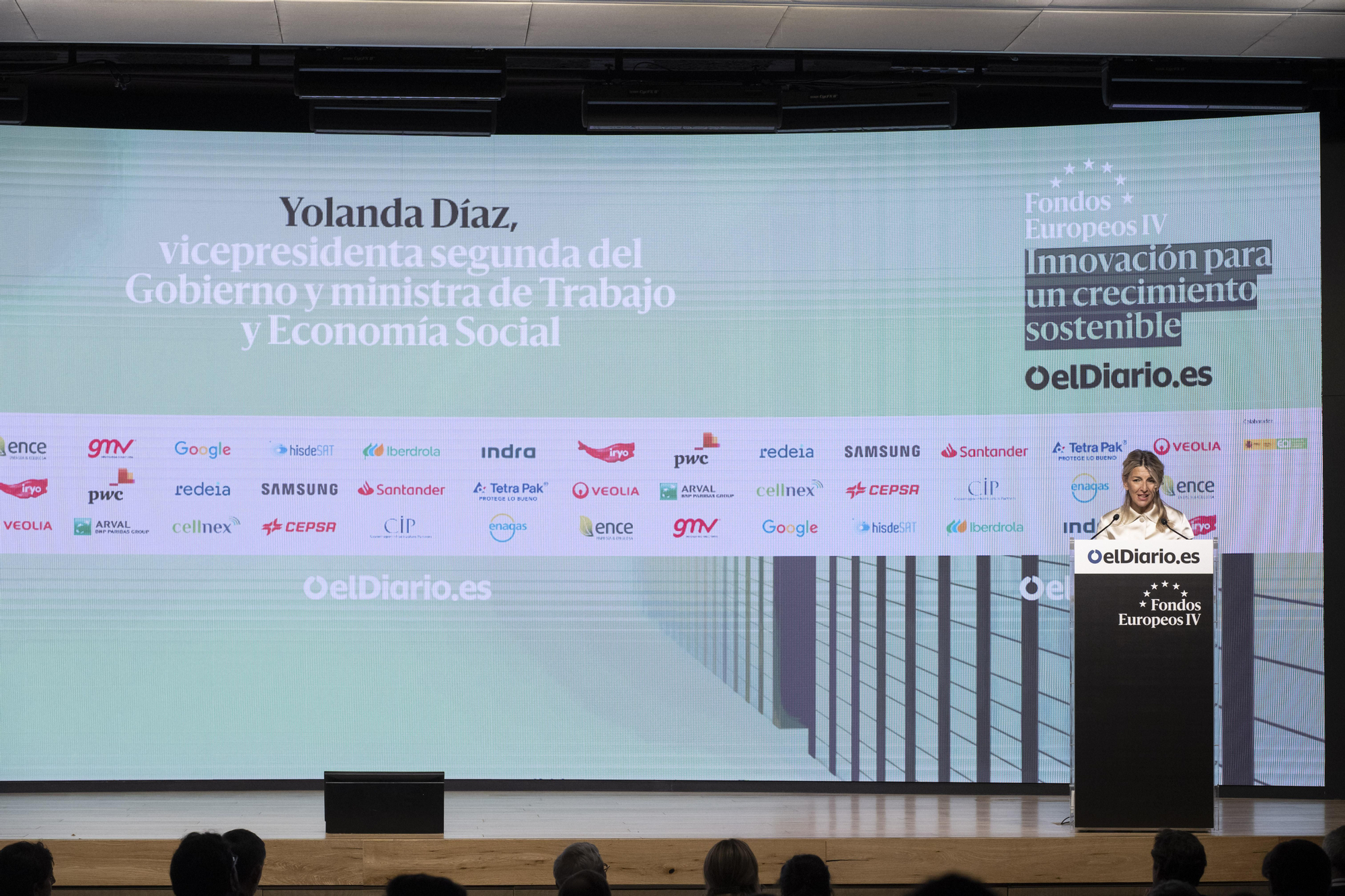 Intervención de Yolanda Díaz, vicepresidenta segunda del Gobierno y ministra de Trabajo y Economía Social