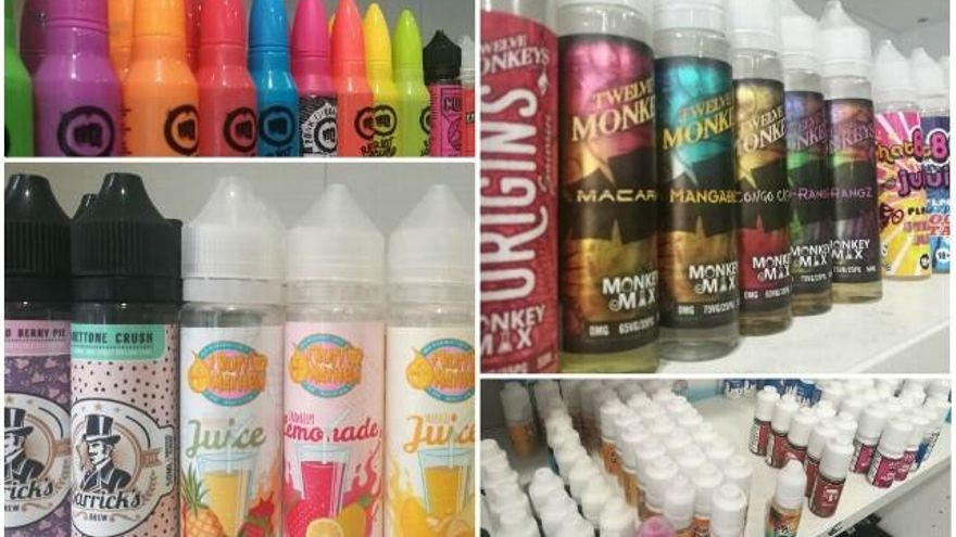 Diferentes sabores para vapear en Llión vape.