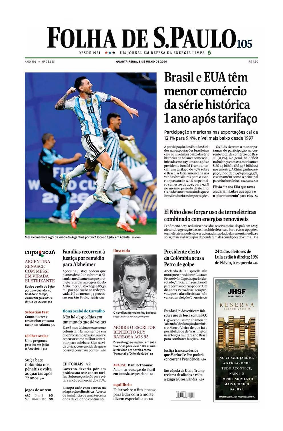 Hermosa mañana: las tapas de los diarios después del triunfo épico de Argentina ante Egipto