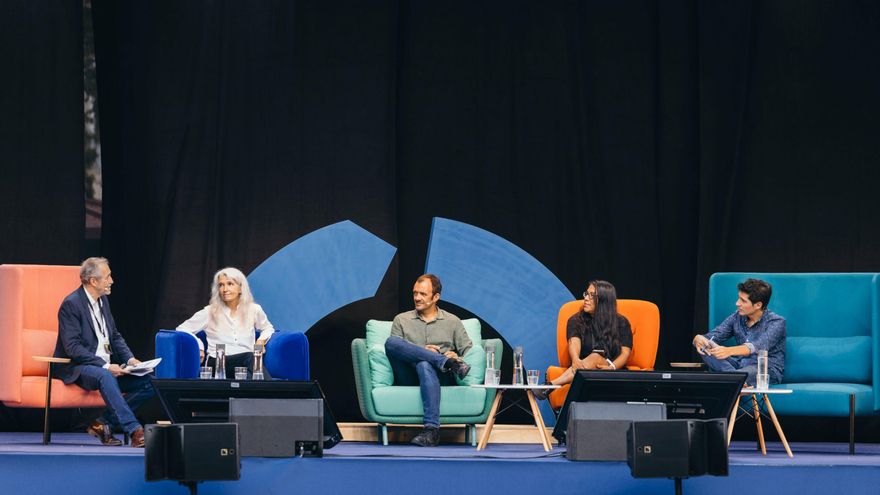 Gumersindo Lafuente, Belén Gorpegui, Isaac Rosa, Gabriela Wiener y Paco Cerdà.