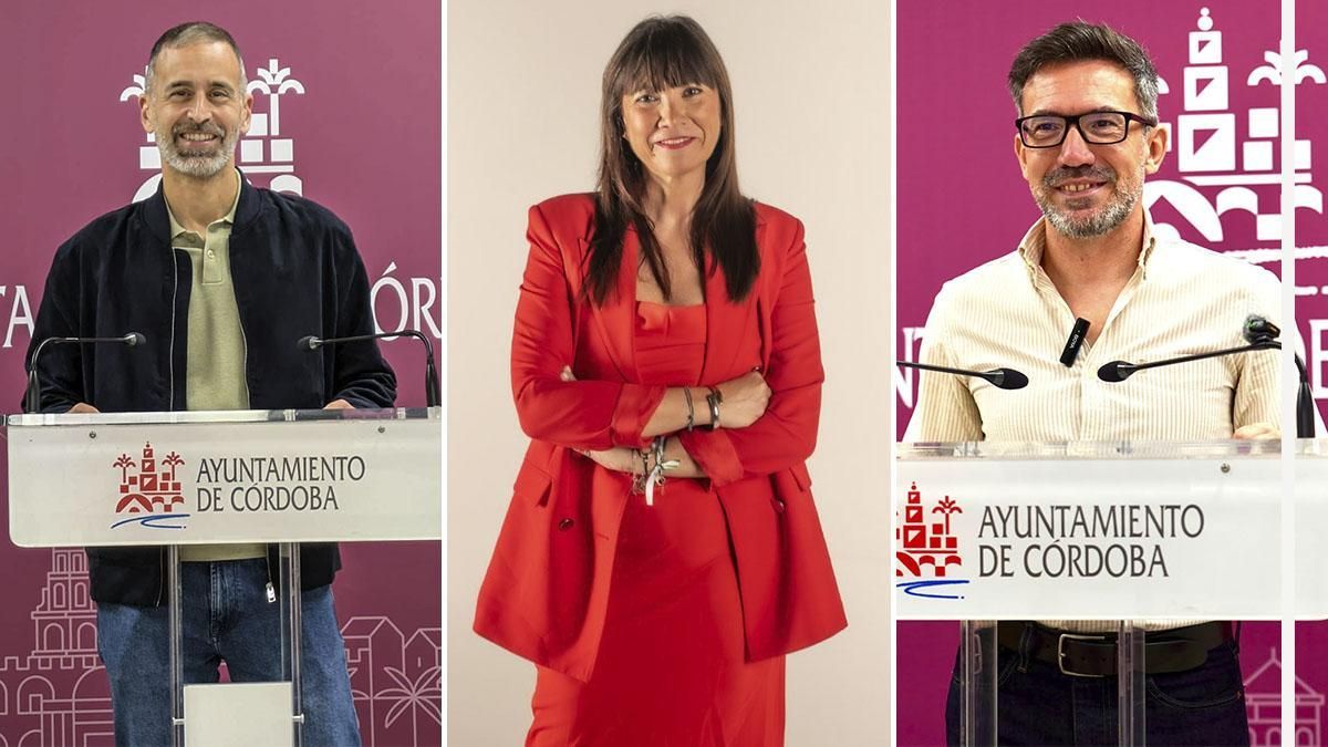 Ángel Ortíz, Victoria Fernández y Jose Antonio Romero