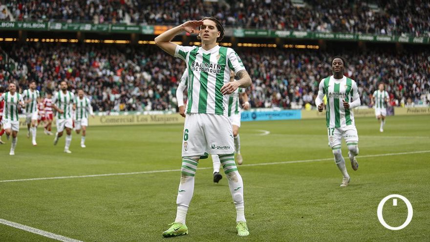 Álex Sala, la brújula dorada del Córdoba CF