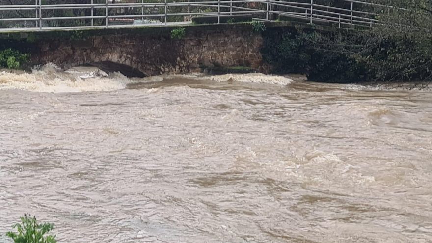 Puente en Bádames, en el municipio de Voto.
