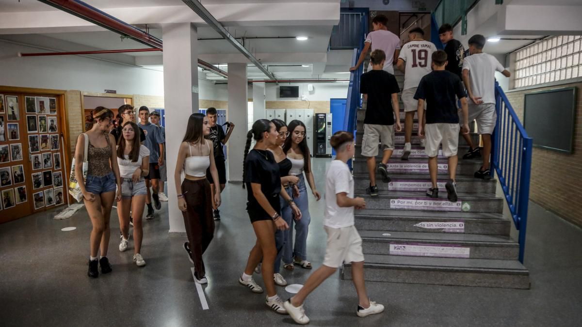 Comienzo de las clases en los institutos