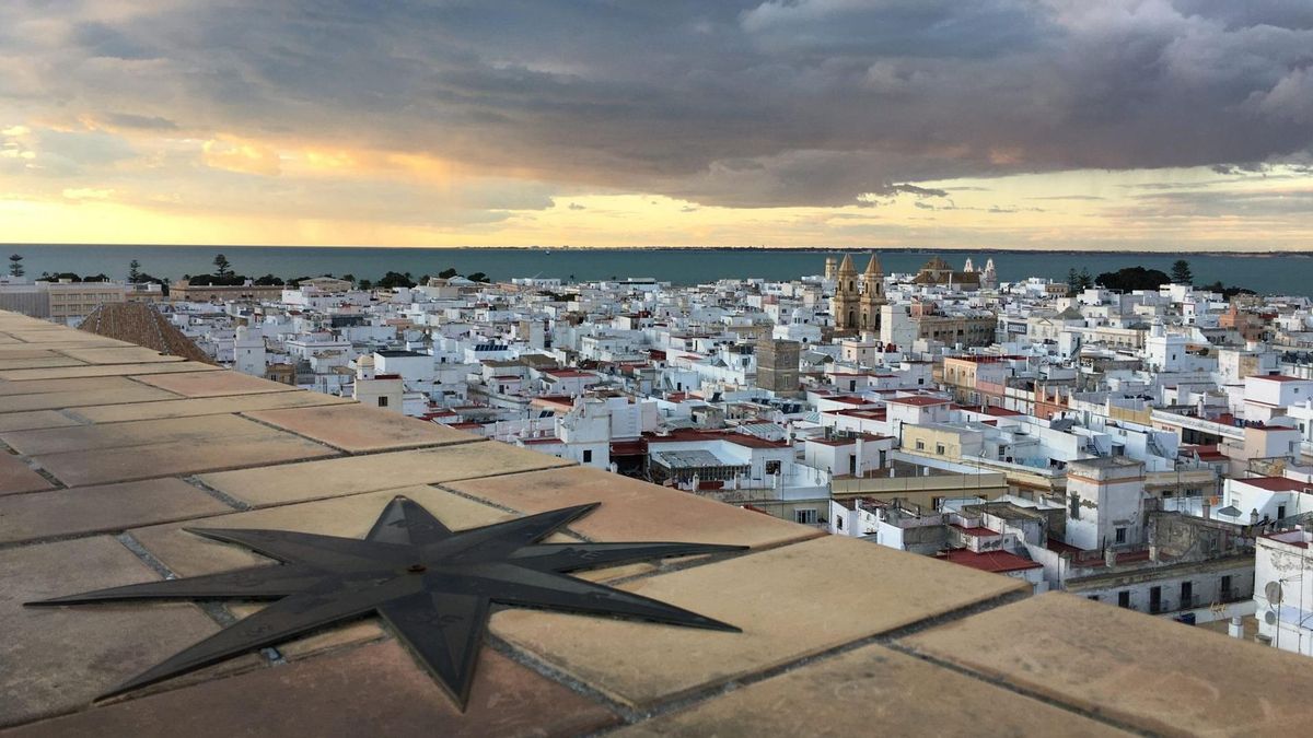Las vistas de Cádiz desde Torre Tavira.