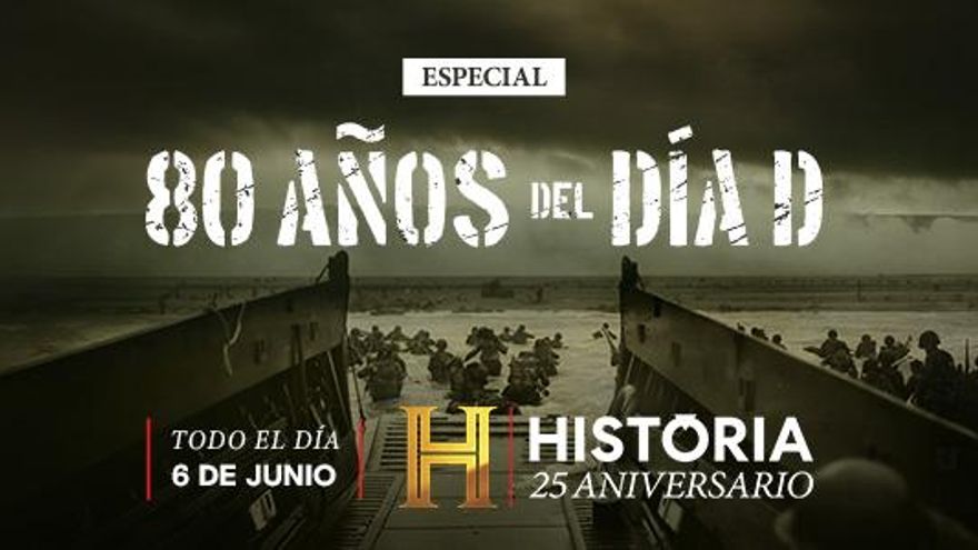 25 horas seguidas de II Guerra Mundial: el Canal Historia conmemora los 80 años del Día D