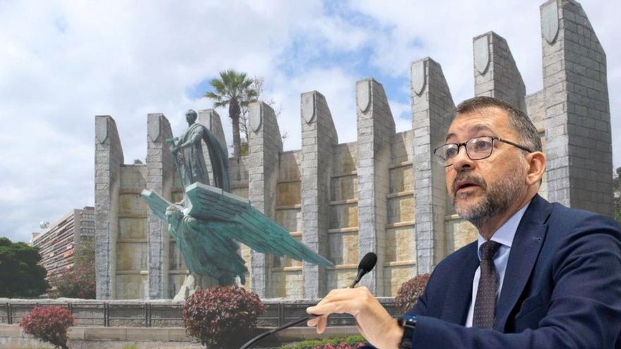 El alcalde de Santa Cruz de Tenerife (CC) vuelve a intentar salvar el monumento a Franco