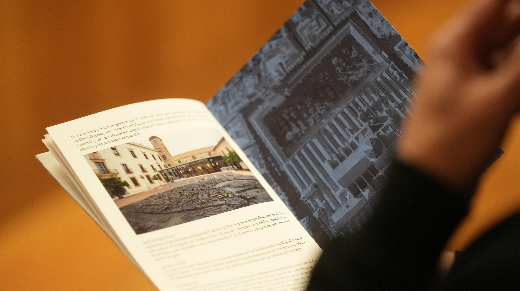 Presentación del nuevo Centro de Interpretación y Recepción de la Mezquita-Catedral. Patio de San Eulogio.