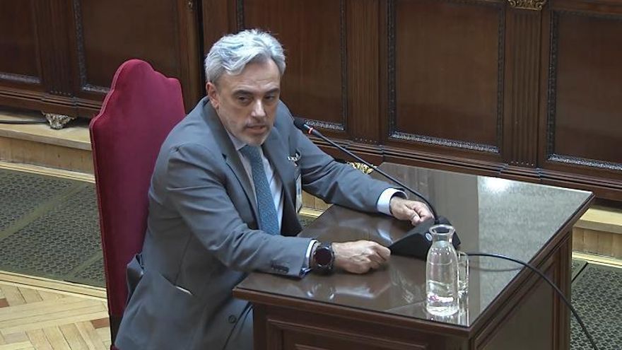 Manuel Contreras durante su declaración.