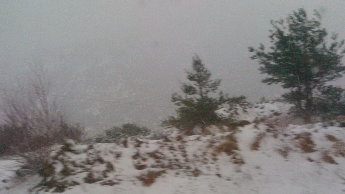 El Puerto de Opakua, cerrado a todo tipo de vehículos, por nieve