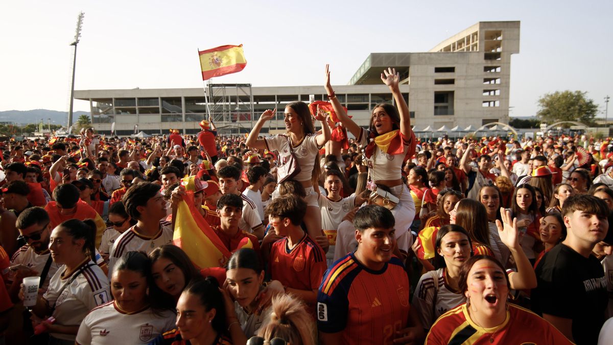 El ambiente de la afición española en el Córdoba Live, en imágenes