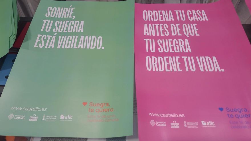 La campaña machista de Vox en el Ayuntamiento de Castellón: "Sonríe, tu suegra está vigilando"