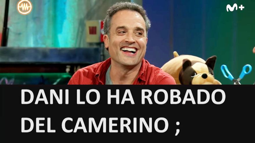 'La Resistencia' pilló a Daniel Guzmán "robando del camerino" su regalo para Broncano